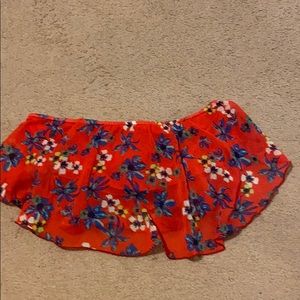 Flower crop top